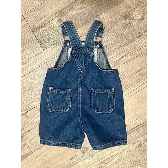 Shortalls Kids Connection Denim Cargo Style Unisex 24 Months Overalls - Picture 2 of 3